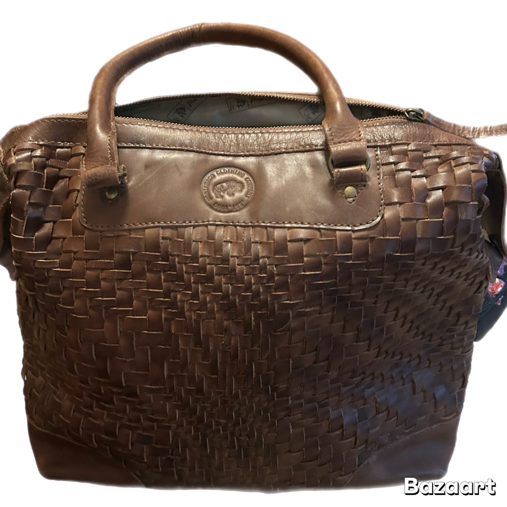 Montana Co Weave Concealed Carry Tote Bag- Brown Nwt